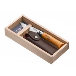 Cofanetto regalo Opinel n°8 Carbonio personalizzato