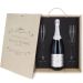 Champagne con cofanetto e bicchier personalizzati Luxury