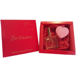 Cofanetto profumo e saponetta cuore personalizzati