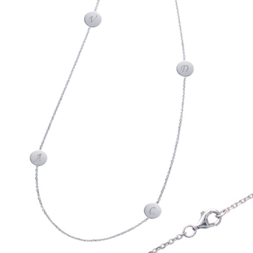 Collana con iniziali