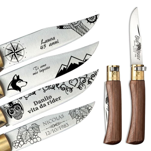 Coltello tascabile Antonini personalizzato decorato