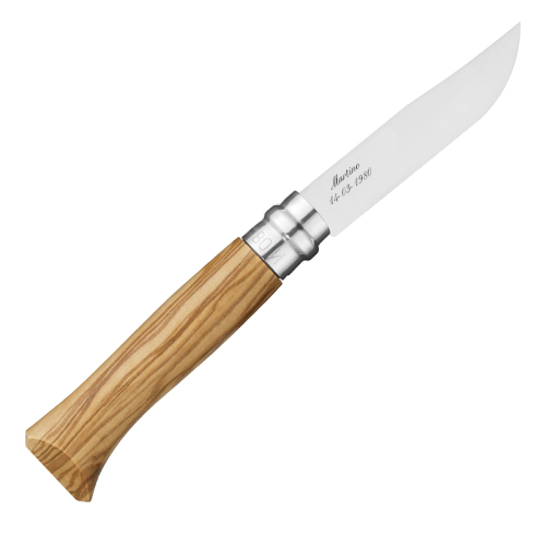 Opinel legno olivo n°8 personalizzabile