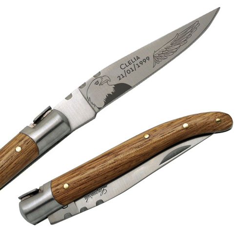 Coltello tascabile Laguiole personalizzato aquila