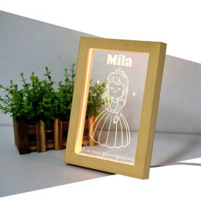 Cornice luminosa personalizzata Fiaba