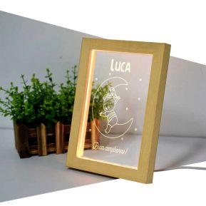 Cornice luminosa personalizzata Buona notte