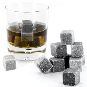 Set di 9 cubetti rinfrescanti da Whisky in granito Set di 9 cubetti rinfrescanti da Whisky in granito