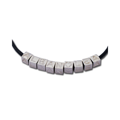 Bracciale personalizzato cubetto