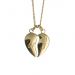 Collana cuore in due