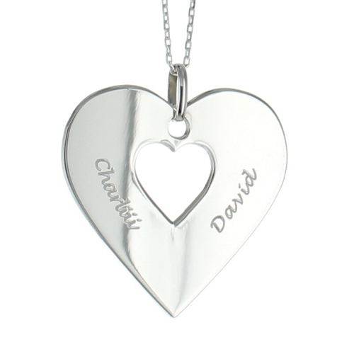 Cuore inciso personalizzabile