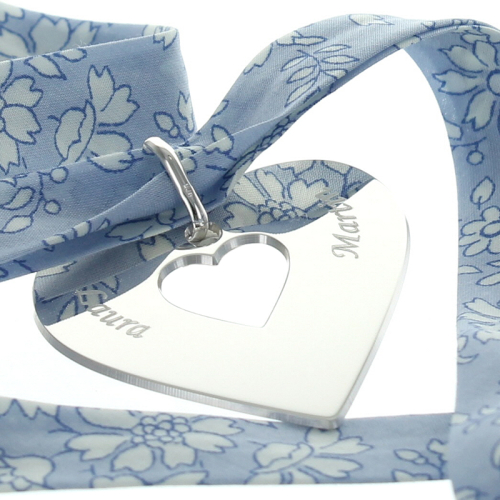 Cuore intagliato personalizzato