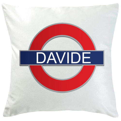 Cuscino metro Londra personalizzabile