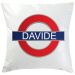 Cuscino metro Londra personalizzabile