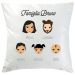 Cuscino personalizzato WeAreFamily 5 persone