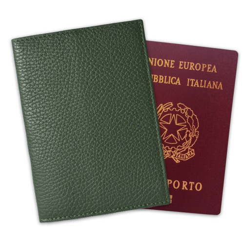 Custodia passaporto personalizzata verdone