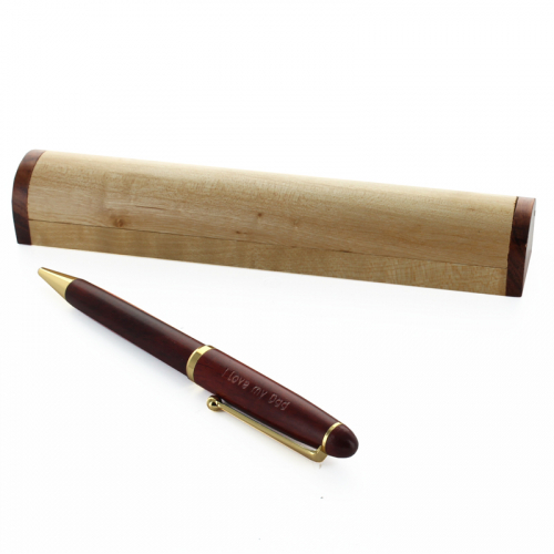 Penna in legno personalizzata