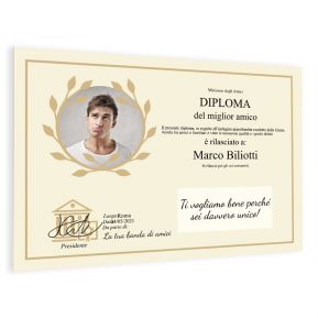 Diploma foto personalizzato