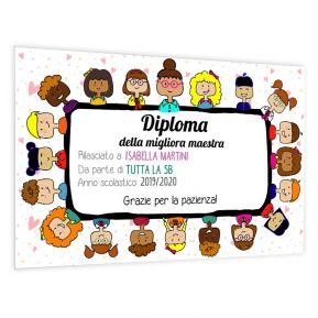 Diploma della migliore maestra