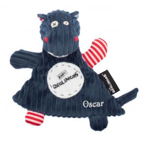 Doudou baby Hippipos l'ippopotamo personalizzato Doudou baby Hippipos l'ippopotamo personalizzato