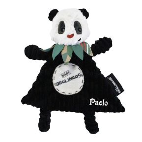 Gufo panda personalizzato nome del bambino timbro fai da te per bambini nome  sigillo vestiti per