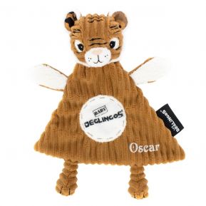 Doudou baby Speculos la tigre personalizzato Doudou baby Speculos la tigre personalizzato