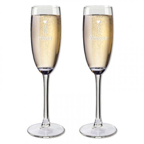 Flûte champagne personalizzabili