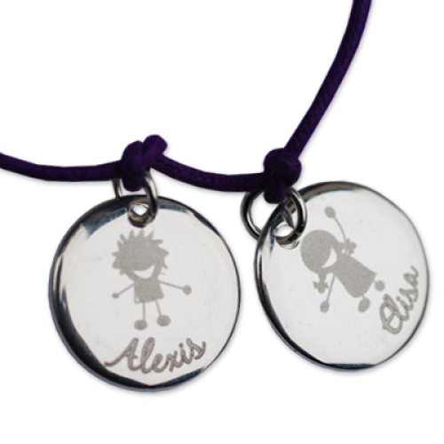Bracciale inciso bambini