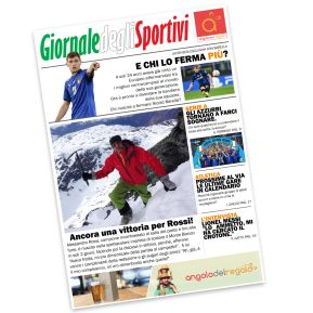 Finta prima pagina giornale sportivo