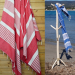 Fouta a righe con nome