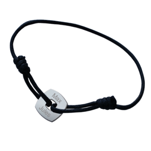 Bracciale quadrato personalizzato