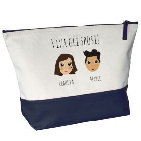 Grande trousse 2 colori personalizzata We Are Family