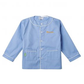 Grembiulino azzurro ricamato con nome Grembiulino azzurro ricamato con nome