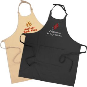 Grembiule barbecue personalizzato 100% cotone BIO