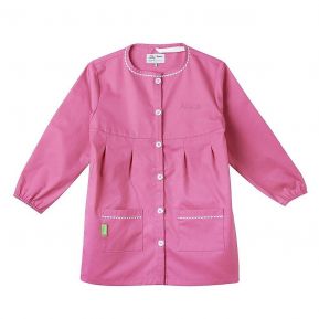 Grembiulino rosa ricamato con nome