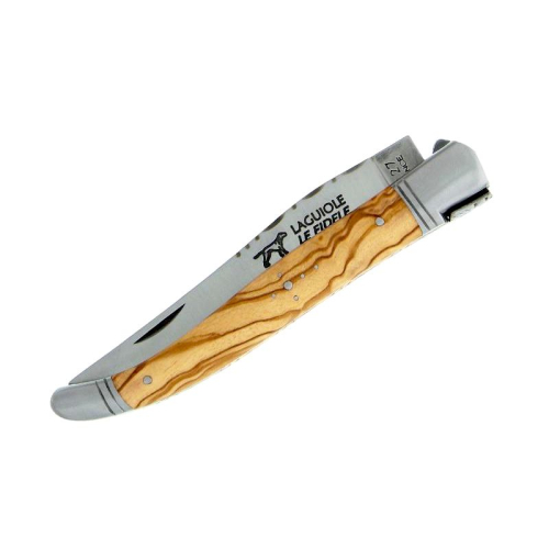 Coltello manico ulivo personalizzato