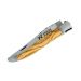 Coltello manico ulivo personalizzato