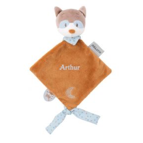 Mini doudou Bob orsetto lavatore personalizzato Mini doudou Bob orsetto lavatore personalizzato