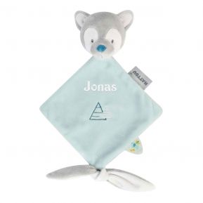 Mini doudou Tiloo il lupo personalizzato Mini doudou Tiloo il lupo personalizzato