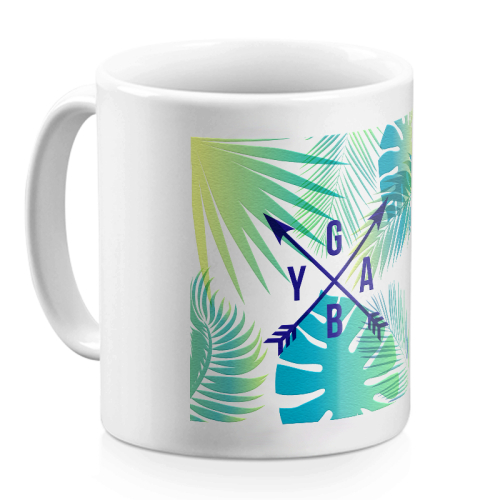 Mug personalizzato palme iniziali