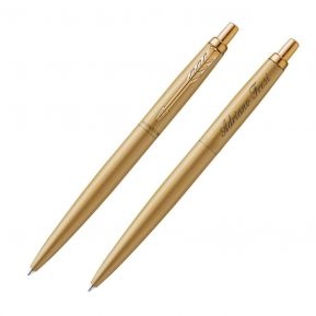 Penna a sfera Parker Jotter personalizzata color oro