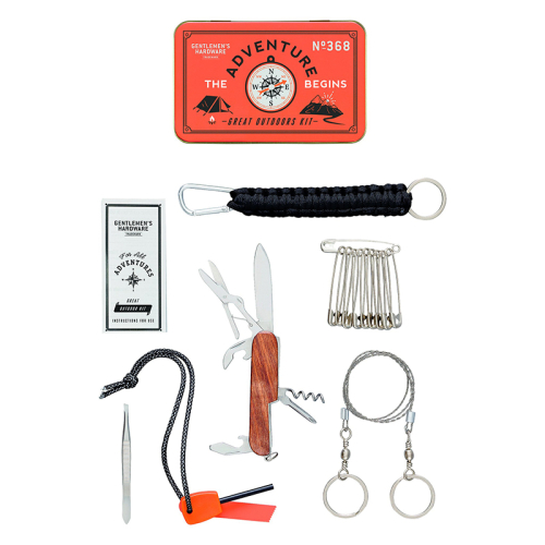 Pezzi del kit di sopravvivenza Gentlemen's Hardware