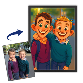 Caricatura umoristica a partire da una foto