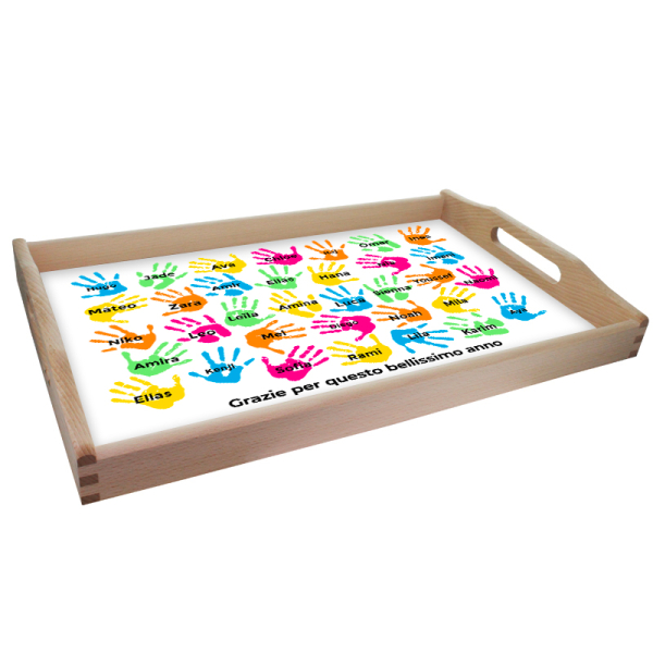 Piatto personalizzato Mani di bambini