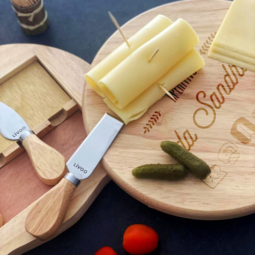 Vassoio per formaggi girevole personalizzato