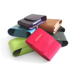 Custodia per pacchetto sigarette in pelle personalizzabile Custodia per pacchetto sigarette in pelle personalizzabile