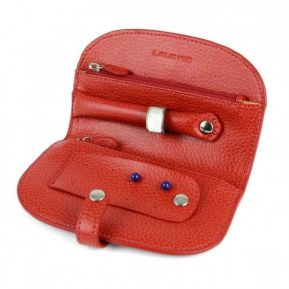 Portagioie da viaggio in pelle personalizzabile Portagioie da viaggio in pelle personalizzabile