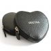 Portamonete cuore personalizzato in pelle