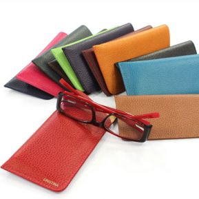 Portaocchiali morbido in pelle personalizzato Portaocchiali morbido in pelle personalizzato