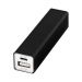 Power bank con incisione nero