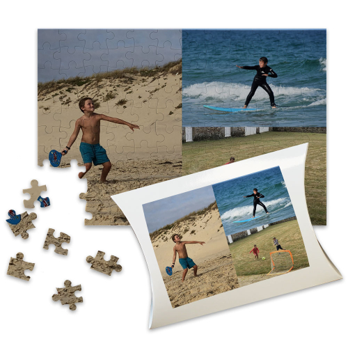 Puzzle grande formato collage foto