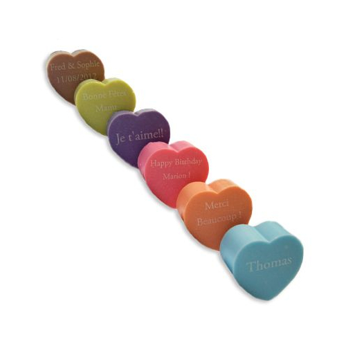 Saponetta cuore personalizzata